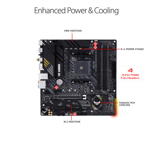 Asus TUF Gaming B550-Plus Wi-Fi II AM4 ATX Gaming Motherboard