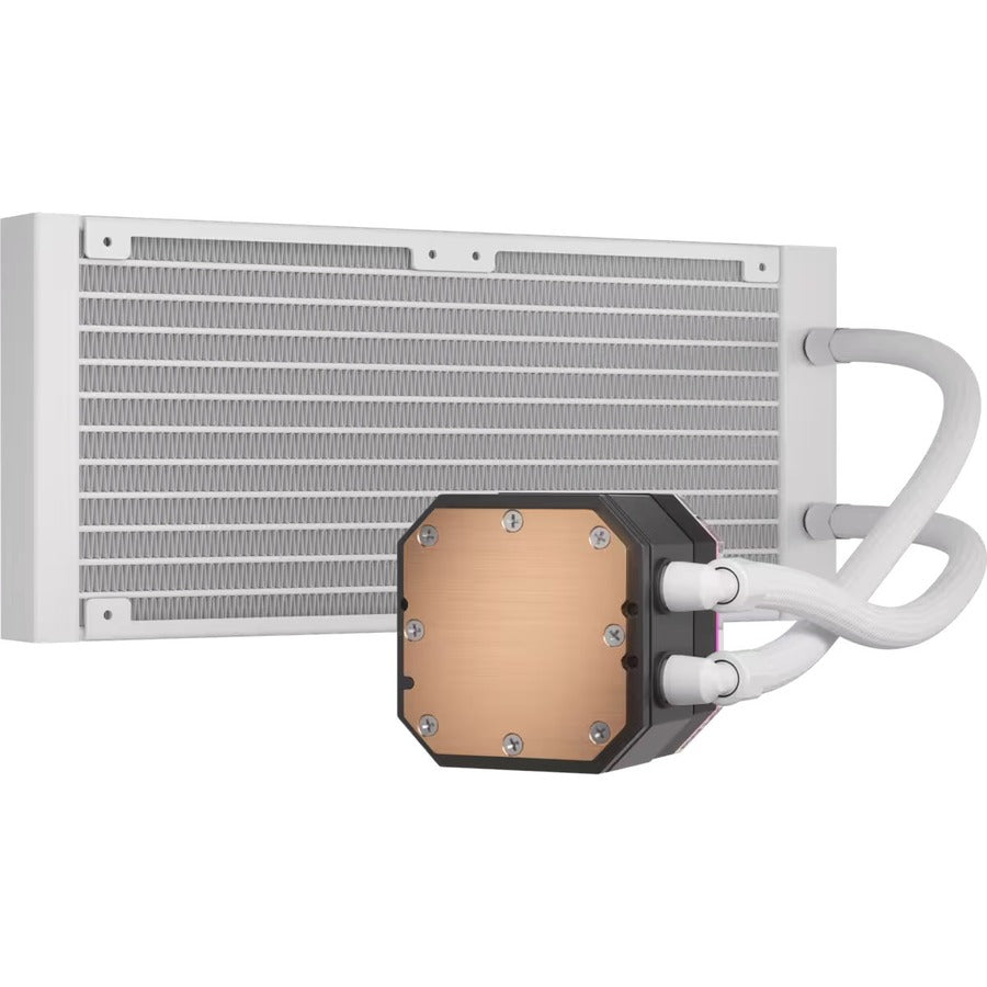 CORSAIR iCUE H100i ELITE CAPELLIX XT Liquid CPU Cooler, White