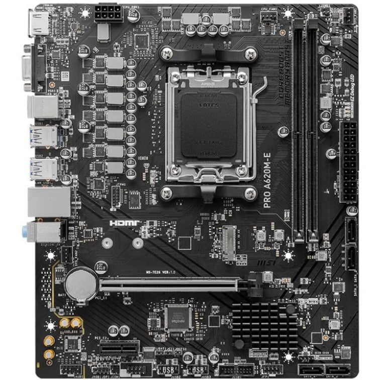 MSI Pro PRO A620M-E Gaming Desktop Motherboard