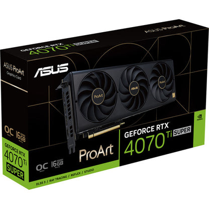 ASUS ProArt GeForce RTX 4070 Ti SUPER OC Edition 16GB GDDR6X Graphics Card