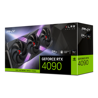 PNY GeForce RTX 4090 24GB GDDR6X XLR8 Gaming VERTO EPIC-X RGB Triple Fan Grafikkarte