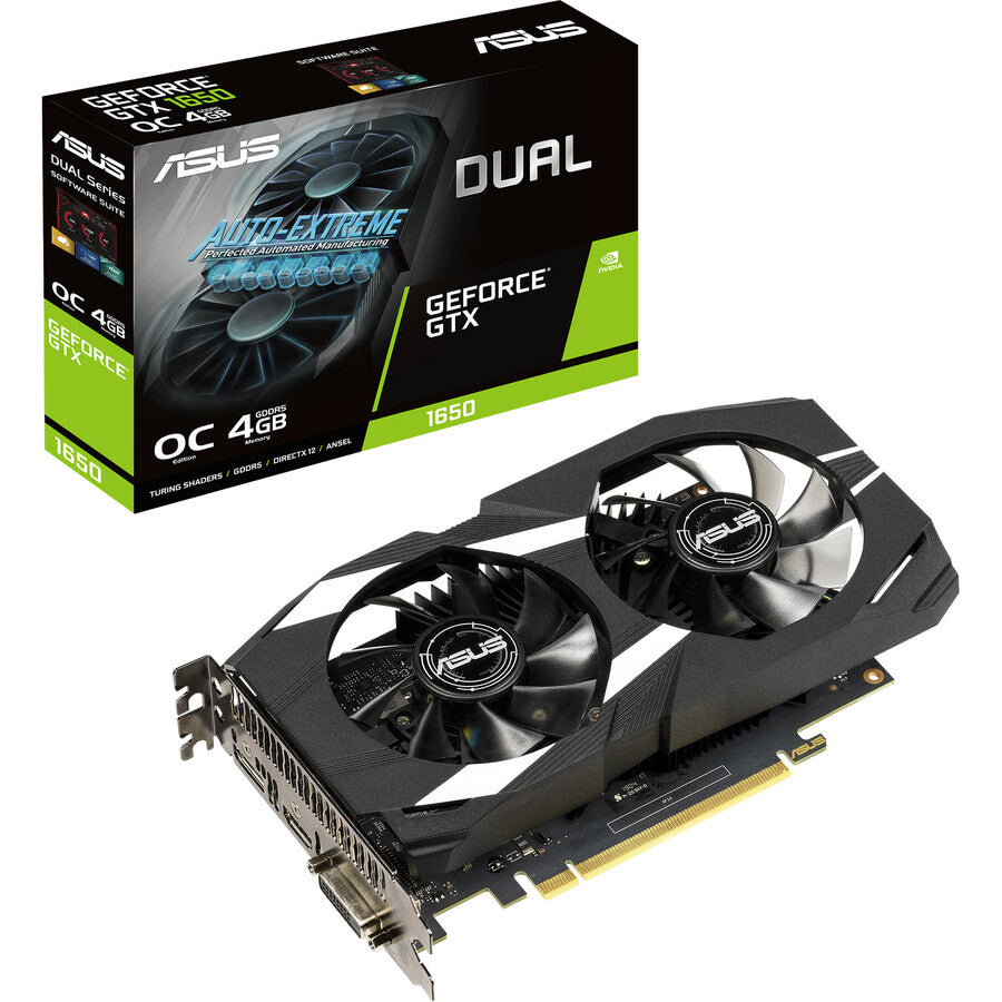 Asus DUAL GeForce GTX 1650 OC Edition 4GB GDDR5 Graphics Card