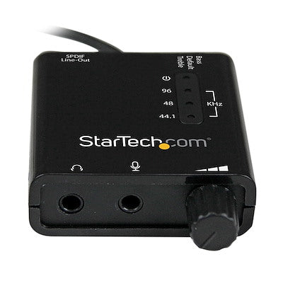 StarTech USB Stereo Audio Adapter External Sound Card