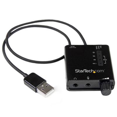 StarTech USB Stereo Audio Adapter External Sound Card