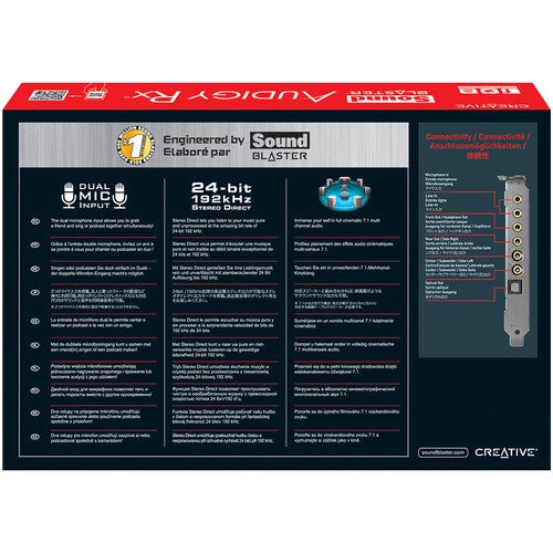 Creative Labs Sound Blaster Audigy Rx PCIe Sound Card