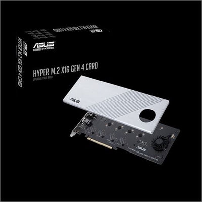 ASUS Hyper M.2 X16 PCIe 4.0 X4 Expansion Card