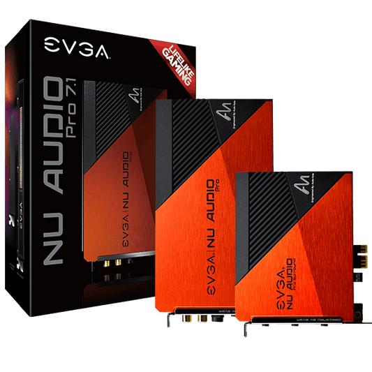 EVGA NU Audio Pro 7.1 7.1 Surround Lifelike Audio PCI Express Sound Card