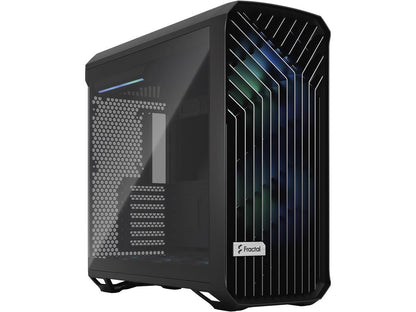 Fractal Design Torrent RGB Black E-ATX Tempered Glass Window High-Airflow Mid Tower Computer Case