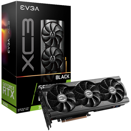 EVGA GeForce RTX 3080 XC3 Black Gaming 10GB GDDR6X Graphics Card