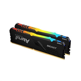 Kingston Memory KF436C18BBAK2-32 32GB 3600MHz DDR4 CL18 DIMM Kit of 2 FURY Beast RGB