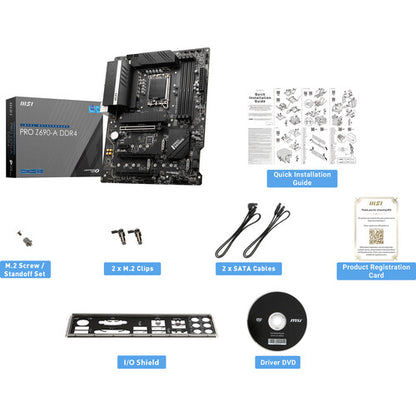 MSI PRO Z690-A DDR4 LGA 1700 ATX Motherboard