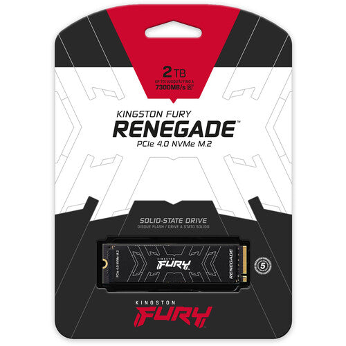 Kingston 2TB FURY Renegade PCIe 4.0 NVMe M.2 Internal SSD