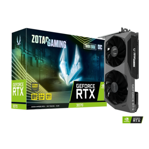 ZOTAC NVIDIA GeForce RTX 3070 Twin Edge OC 8GB GDDR6 Graphics Card