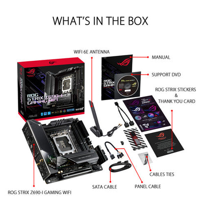 ASUS ROG Strix Z690-I Gaming WiFi mini-ITX Desktop Motherboard