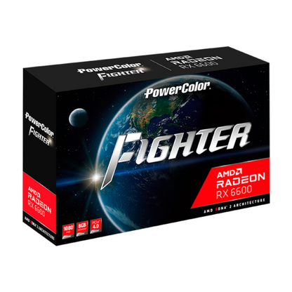 PowerColor AMD Radeon RX 6600 Fighter 8GB GDDR6 Graphics Card