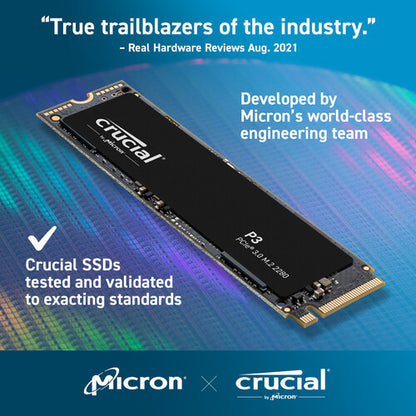 Crucial 500GB P3 NVMe PCIe 3.0 M.2 Internal SSD