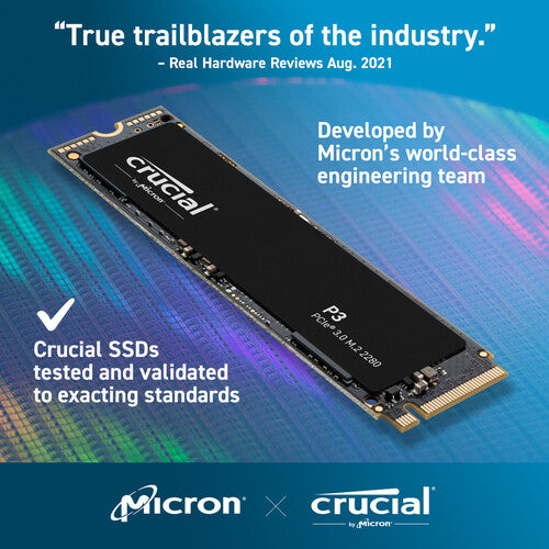 Crucial P3 NVMe PCIe 3.0 M.2 2TB Internal SSD