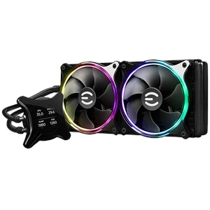 EVGA Fan 400-HY-CX28-V1 CLCx 280mm All-In-One LCD CPU Liquid Cooler