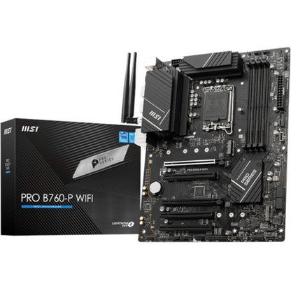 MSI PRO B760-P WIFI Gaming Desktop Motherboard