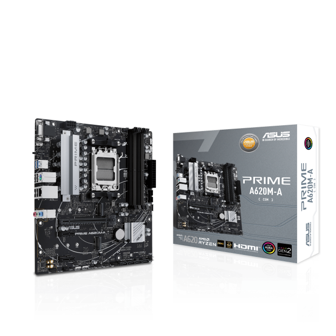 Asus PRIME A620M-A-CSM AM5 Desktop Motherboard