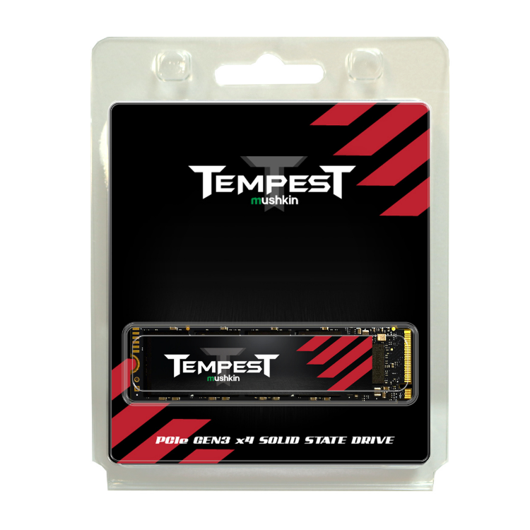 Mushkin Enhanced Tempest 256GB PCIe Gen3.0 x4 NVMe 1.4 Solid State Drive